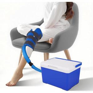 Cold Therapy System Ice Machine System for Knee After Surgery, Knee Ice Machine Cryotherapy Unit with Quiet Pump & Universal Cold Pad for Knee, Shoulder, Hip and Back