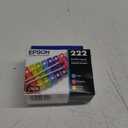EPSON 222 Claria Ink Standard Capacity Color Combo Pack (T222520-S) Works with WorkForce WF-2960, Expression XP-5200