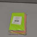 Paper Junkie Lined Sticky Notes in Bright Neon Colors, Self-Stick Memo Notepad 4 inch x 6 inch for Office & School - Pack of 8 Post Notes - Office Supplies