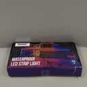 200ft Outdoor Led Strip Lights Waterproof IP67 with Self-Adhesive, Low Voltage 24V, Heavy Duty, Color Changing, Music Sync, Wireless Remote & App Control