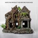 Fish Tank Decorations Aquarium Dcor Resin Artificial Tree Trunk Root (B)
