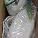 1 Set 4.5 ft Valentine's Day Giant Flower Huge Artificial Flannel Flower Decoration with Standing Base for Reception Artificial Banquet Outdoor Wedding Ceremony Church Backdrop (White)