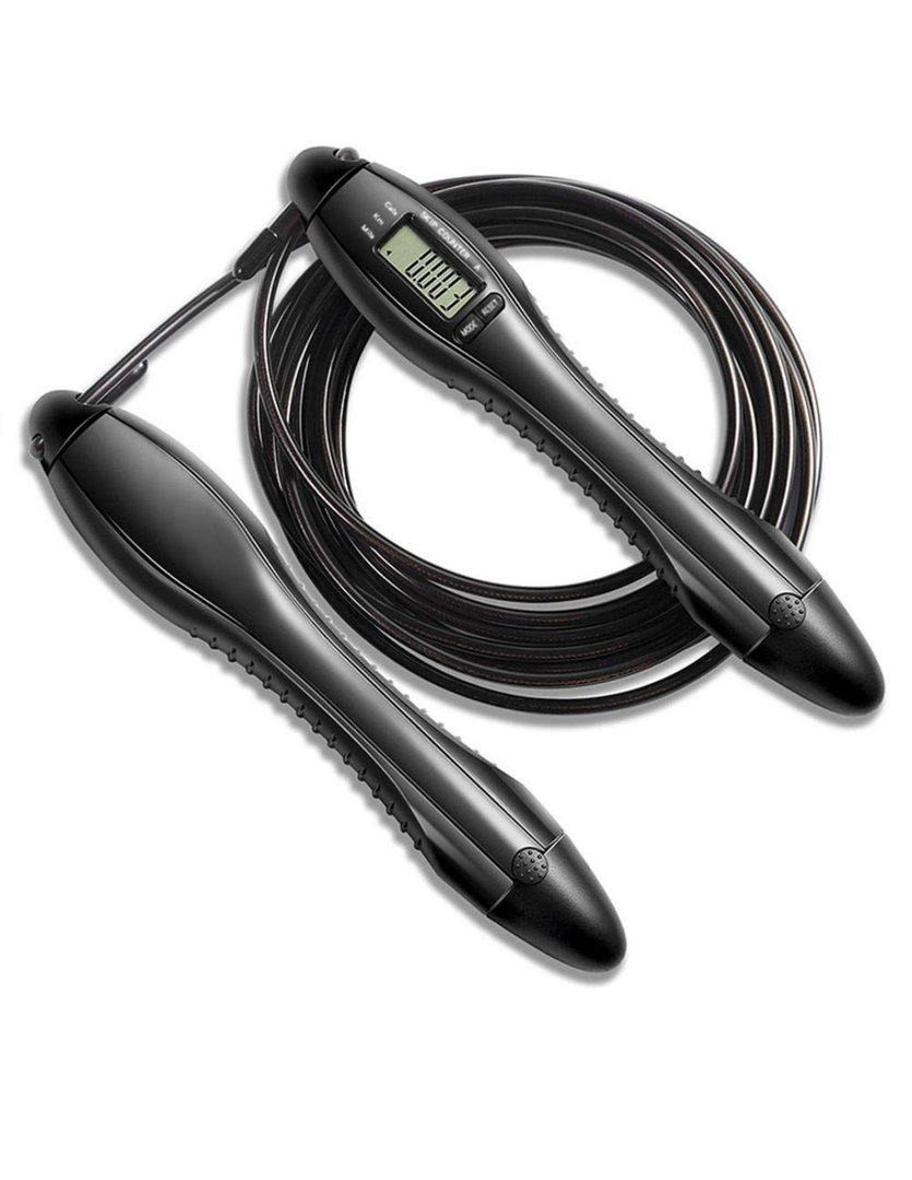 AFPSDLFJDLS Speed Jump Rope Built In Counter Skipping Rope for Boxing Jumping Training Lose Weight Fitness Home Gym Men Women(black-JoJo's Bizarre Adventure1)
