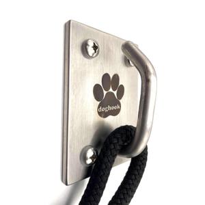 Canine Hitch- Secure Dog Leash Parking Mounted Indoor Outdoor Wall Hook - Tie Out Stainless Steel Practical Lead Management for Home & Business, Ultimate Strength