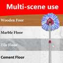 Spin Mop Replacement Heads Compatible with O Cedar RinseClean 2 Tank System, 6 Pack Mop Refills Microfiber Mop Replace Heads, Deep Cleaning for All Flooring, Machine Washable and Easy to Install