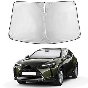 EcoNour Windshield Sunshade Compatible for Lexus UX 2019-2024 2025 2026, 200/250h/260h/300h/300e Sun Visor for Front Windshield & Window Sun Shade Cover, UV Heat Blocker & Protector, Car Accessories