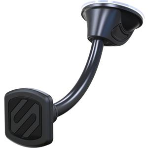 Scosche MAGWDMB MagicMount Flex Neck Suction Cup Car Phone Mount for Dashboard/Windshield, 360 Adjustable Magnetic Head, Universal Cell Phone Holder Compatible with iPhone, Samsung & All Devices (1 Pack)