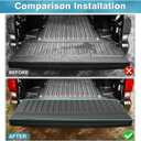 Mixsuper Tailgate Mat Toyota Tacoma 2016-2023 Custom Fit Truck Bed Tailgate Mat Protector All Weather Heavy Duty Anti-Slip Tailgate Cover Accessories