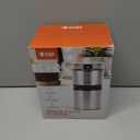 Commercial Chef Coffee Grinder, 2.1-Oz. Capacity, Kitchen Appliance Grinds Coffee, Herbs or Spices, 200 Watt, One-Touch Pulse Control, CHCG21SSA6, Stainless Steel