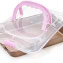 ZOOFOX Cake Pan with Lid, Non-Stick Baking Sheet for Oven, 9" x 13" Covered Rectangular Baking Pan for Cake, Lasagna, Brownie, Casserole, Cookie, Fish, Vegetable, Dishwasher Safe