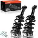 A-Premium Front Struts with Coil Spring Compatible with Chevrolet & GMC | for Chevrolet Silverado 1500 2014-2019, Silverado 1500 LD 2019 & GMC Sierra 1500 2014-2019, Sierra 1500 Limited 2019 [4WD]