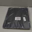 Joy&Grace Appliance Slider for Kitchen Appliances 360 Rolling Sliding Tray for Coffee Maker Countertop, Bamboo Coffee Pot Slider Rolling Tray with Universal Rollers (Black, Large 16"x13")