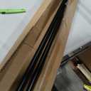 Umbra Twilight Curtain Rod Set Wrap Around Design Ideal for Blackout or Room Darkening Panels, 66 to 144 Inches, Black