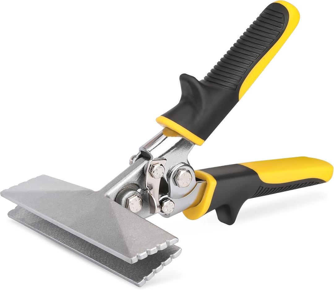 HURRICANE Sheet Metal Hand Seamer, 6 Inch Straight Jaw Bender Tools for Flattening Metal, Bending Pliers with Ergonomic TyreGrip Handle