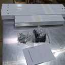 Tribesigns Computer Desk, 63 inch Large Office Desk Computer Table Study Writing Desk for Home Office, White