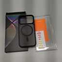 TORRAS Magnetic Shockproof for iPhone 17 Pro Case, Camera Control, Compatible with MagSafe, Military-Grade Protection, Stronger Slim Translucent Phone Case for iPhone 17 Pro, Black