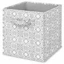 Whitmor Tile Collapsible Storage Cube, 11 in 