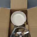 MICHELANGELO 1 Quart Saucepan with Lid, Nonstick Sauce Pan with Non-Toxic Ceramic Coating, Cream Sauce pan, 1 Qt Saucepans, Oven Safe (White)