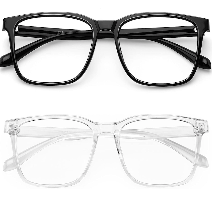Blue Light Blocking Glasses Oversized Square Computer Glasses Anti Blue Light for Women Men
