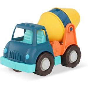 Battat  Wonder Wheels  Cement Truck With Concrete Mixer  Moveable Parts  Sturdy Construction Toy For Toddlers  Recyclable