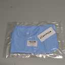 CharmWM Girls Summer Tank Tops Sleeveless Loose Fit Basic Shirts Cute Athletic Crew Neck Blouse (9-10 Years, Blue) 130