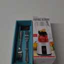 BWell 13oz. Portable Blender Bottle & Towle Living Forged Olivia Flatware Set