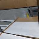 TRAHOME Bathroom Vanity Mirror for Wall, 36" x 24" Metal Framed Rectangular Bathroom Wall Mirror for Over Sink, HD Shatterproof Glass, Hangs Horizontally or Vertically(Black)