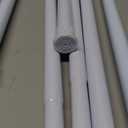 2 Pack White Spring Tension Curtain Rods 28-48 Inches, Spring Loaded Curtain Rods No Drilling, Adjustable Small Tension Rod for Windows, Kitchen, Doorway, Bathroom, Closet