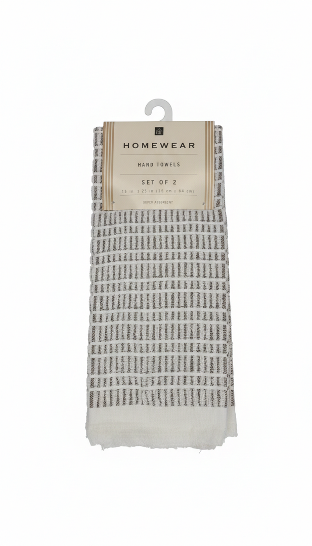 Home Wear Hand Towels Set Of 2 15x25