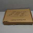 ChillCore Laptop Cooling Pad, RGB Lights Laptop Cooler 9 Fans for 15.6-19.3 Inch Laptops, Gaming Laptop Fan Cooling Pad with 8 Height Stands, 2 USB Ports - A21 Blue