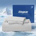 Elegear Silver Infused Cooling Bed Sheets Queen, Arc-Chill 3.0 Cool Tech, Silver-Ion Freshness, Cooling Sheet Set for Hot Sleepers & Night Sweats, Breathable Soft & Dry, Deep Pocket 18", 4PCS