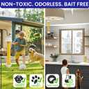 Fly Stick Sticky Fly Traps for Indoors Outdoor 6pk, Non-Toxic Super Sticky Hanging Flies Catcher Paper Tape Strips for Home, Catches All Bugs and Gnat, Indoor Outdoor House Flying Insect Trap