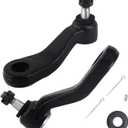 2PC K6534 K6536 Idler Arm Pitman Arm w/4 Grooves Kit For Chevy Silverado 1500 Tahoe Suburban 1500 Avalanche 1500 For GMC Sierra 1500 For Cadillac Escalade Replacement Suspension kit