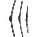Feiyueauto  Wiper Blade Replacement for Cherokee 2014-2021, Windshield Wiper Blades 26"+18" With Rear Wiper 14" (Set of 3) U/J HOOK, Double Sided Rubber Strips and Longer Life