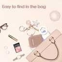 3 x OLEBAND Case Fit for Airpod 1st/2nd Generation with Cute Bling Keychain,iPods Silione Cover Compatible for Apple Air pod/iPod 2 and 1 Gen Case,LED Visible,for Women and Girls,Milk Tea