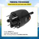 VEVOR Outboard Hydraulic Steering Pump, 300 HP Hydraulic Pump Helm, HH5271-3 Front Mount, for Cruisers Runabouts Boats