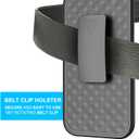 for Galaxy S26 Ultra Holster Case with Belt Clip & Kickstand, 2-in-1 Rugged Bumper Cover Full-Body Military Grade Protection (Black)