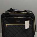 Ytonet Rolling Laptop Bag Women, Rolling Briefcase for Women, 17.3 Inch Laptop Bag with Wheels Rolling Computer Bag Laptop Case for Work Travel College Business Wife Mom Teacher, Black (Large)