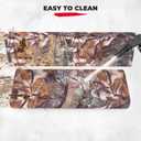 KEMIMOTO Front Bench Seat Cover Compatible with Kawasaki Mule PRO-FXT DXT FX DX 2015-2026 Replace OEM Part KAF080-039 Camo Rear Seat Cover