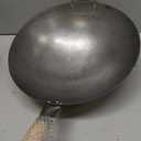 Round Bottom 14-inch Traditional Carbon Steel Wok Pan - Authentic Hand Hammered Woks and Stir Fry Pans - Pow Wok with no chemical coating