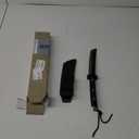 GTK33 Fixed Blade Knife AUS-10 Steel Blade Full Tang Nylon Fiberglass Handle Cool Style Knifes for Outdoor Camping Adventure Collection (Black)