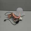 Clip On Light and Flower Bedside Table Lamp, Flexible Gooseneck Reading Book Light with 3 Color Modes, Night Light for Kids Nursery, Clip on for Desk, Bed Headboard, Dorm (Pink)