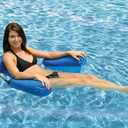 Poolmaster Water Chair Inflatable Swimming Pool Float Lounge, Blue