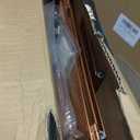 SUPEASY Desk Organizers Metal Desk Magazine File Holder with 5 Vertical Compartments Rack File Organizer for Office Desktop, Home Workspace, Rose Gold (Small)