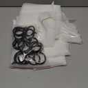 OWENIE White Pinch Pleated Sheer Curtains 84 Inches Long 2 Panels Set for Bedroom Living Room, Soft Airy Light Filtering Sheer Privacy Curtains Drapes, White, 2Pcs, Each 40x84 Inch