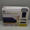 Intex 64758E Dura-Beam Standard Downy Air Mattress: Fiber-Tech, Full Size, 10in Bed Height, 600lb Weight Capacity, Pump Sold Separately