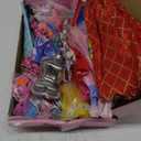 135 Pcs Doll Clothes and Accessories with Doll, Princess Gowns, Fashion Dresses, Slip Dresses, Top, Pants, Jumpsuit, Swimsuits, Shoes, Hangers, Doll Dress up Toys for Girls Kids Toddlers Toy Gifts