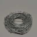 Real Barbed Wire 25ft 18 Gauge - Great for Crafts, Fences, Critter Deterrent (25ft 18 Gauge, 4 Point)