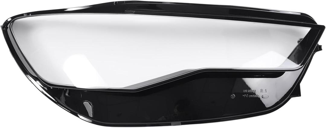 Headlight Lens Cover Headlight Headlamp Lense Clear Lens Cover for Audi A6 2016-2018 Black,Clear Pc 1 Pc Front Right Car