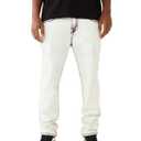 True Religion Men's Rocco Flap Super T 32 Inseam, Captain Court Light Wash, 31